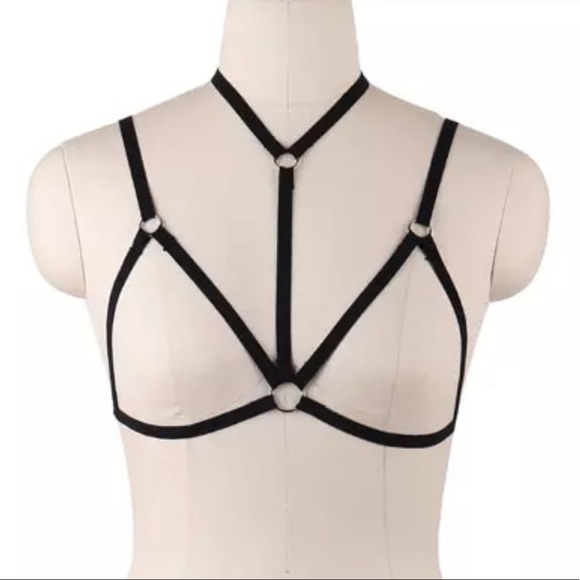 New Lace Harness Cage Bra Harness Sexy Body bondage Top - Picture 2 of 5
